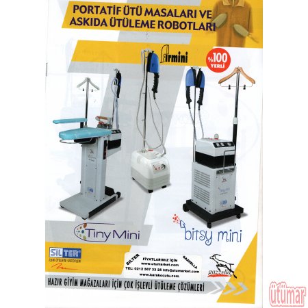 TİNY MİNİ Gazzella  tiny mini kazanlı tip ütü ve fırça 2 in 1tiny mini askıda